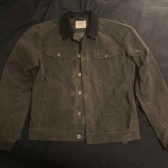 P&Co Wayfare Waxed Olive Canvas Jacket *RARE* - Picture 14 of 14